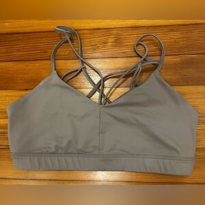 ALO Yoga Gray Sports Bra
